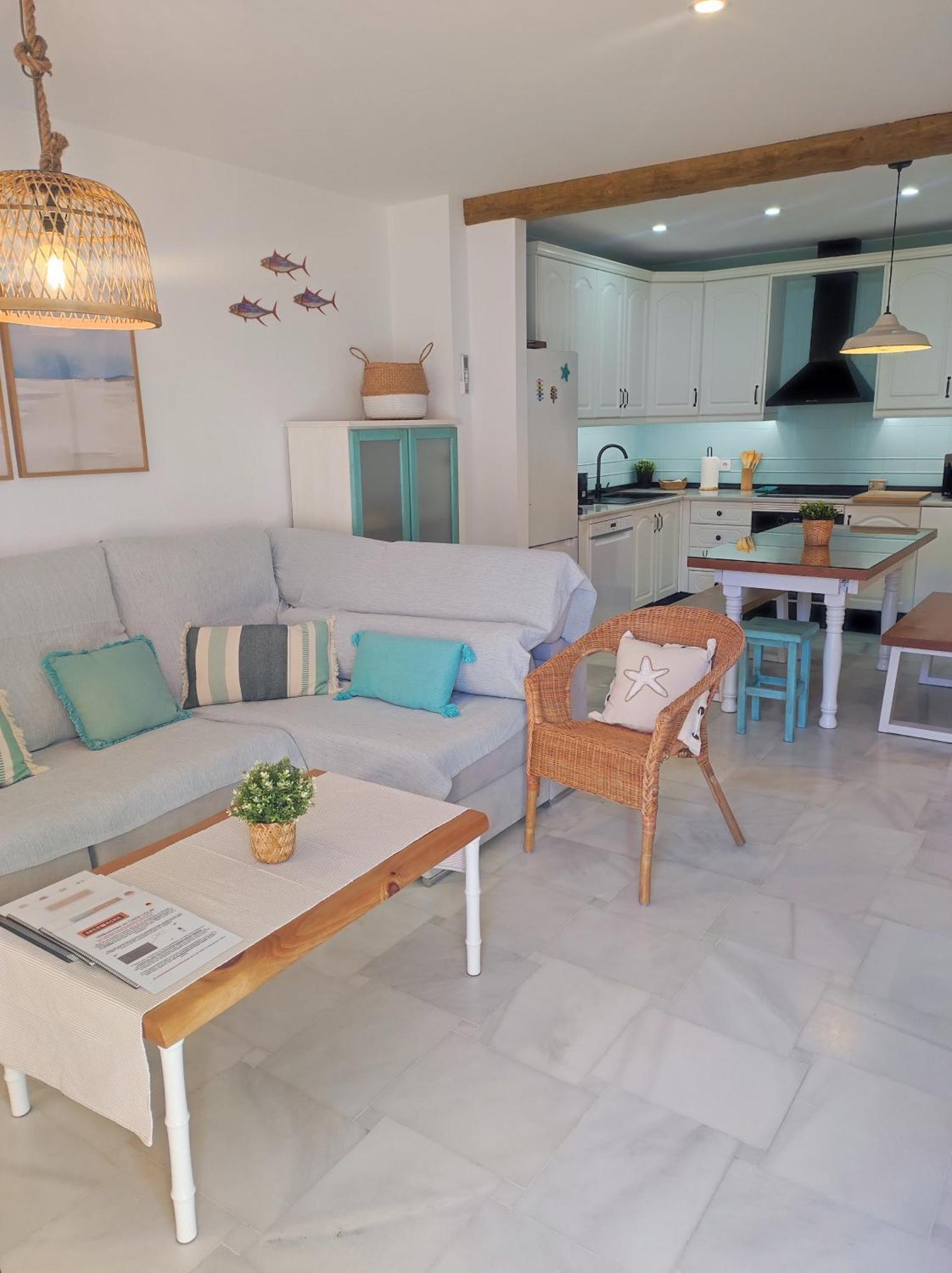 Casa Lola Conil, Azotea Al Mar Y Parking Solo Familias O Parejas Villa Conil De La Frontera Luaran gambar